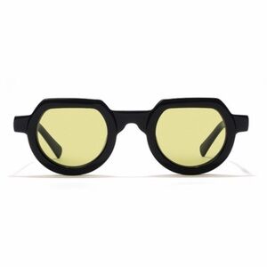 BRAIN DEAD • Black/Yellow Tani Post Modern Primitive Prescription Sunglasses